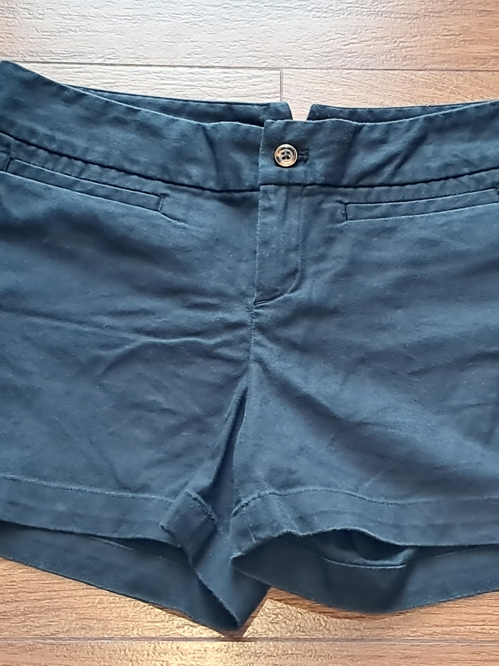 Banana Republic Factory Navy High-Waist Tailored Shorts